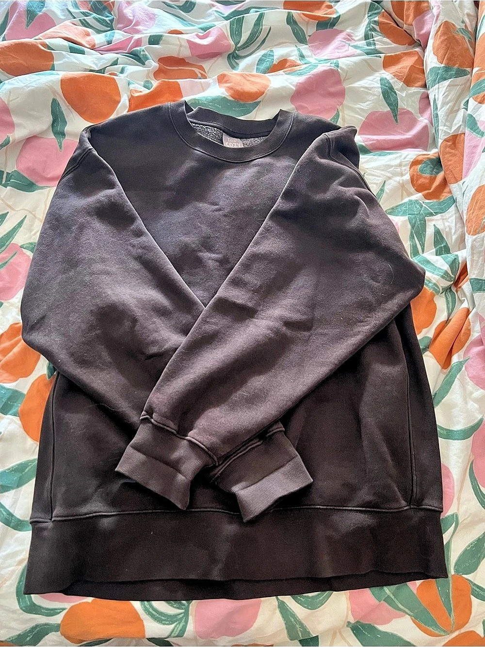 Aritzia Rich Mocha Brown Crewneck Sweatshirt Like New